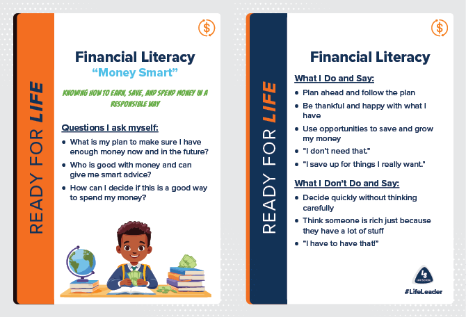 LL Action Card Elementary - Financial Literacy - English